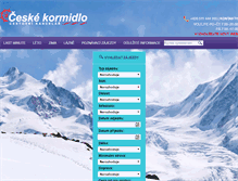 Tablet Screenshot of ceskekormidlo.cz